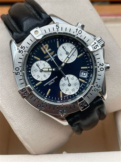 cote argus montre breitling|breitling colt a53035 price.